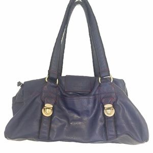 Tommy Hilfiger Navy Duffel Style Hobo Bag